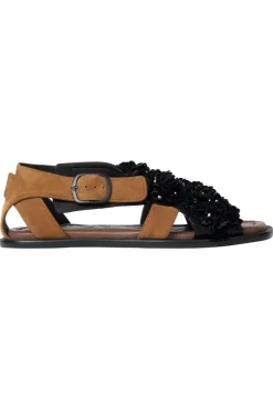 Online Stine Goya 2402 Cross Strap Sandal, Grosgrain Cross Strap Sandalsg-pf25-f041-2402 Black