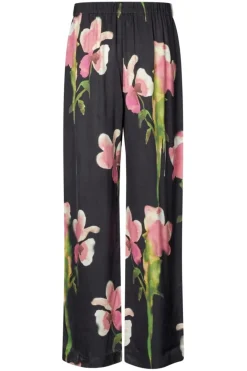 Discount Stine Goya 2263 Dry Viscose, Elasticated Long Pantssg-aw25-p009-2263 Melting Flowers