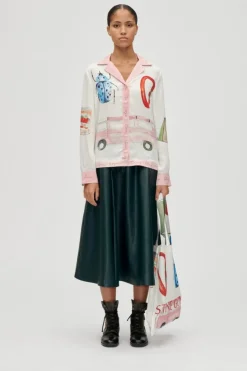 Discount Stine Goya 2263 Dry Viscose, Loose Long Sleeve Shirtsg-aw25-t096-2263 Camp Stine Goya