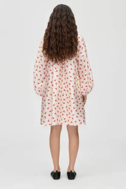 Stine Goya 2067 Flat Textured Poly, Voluminous Bow Dresssg-ps26-d150-2067 Ditzy Petunia