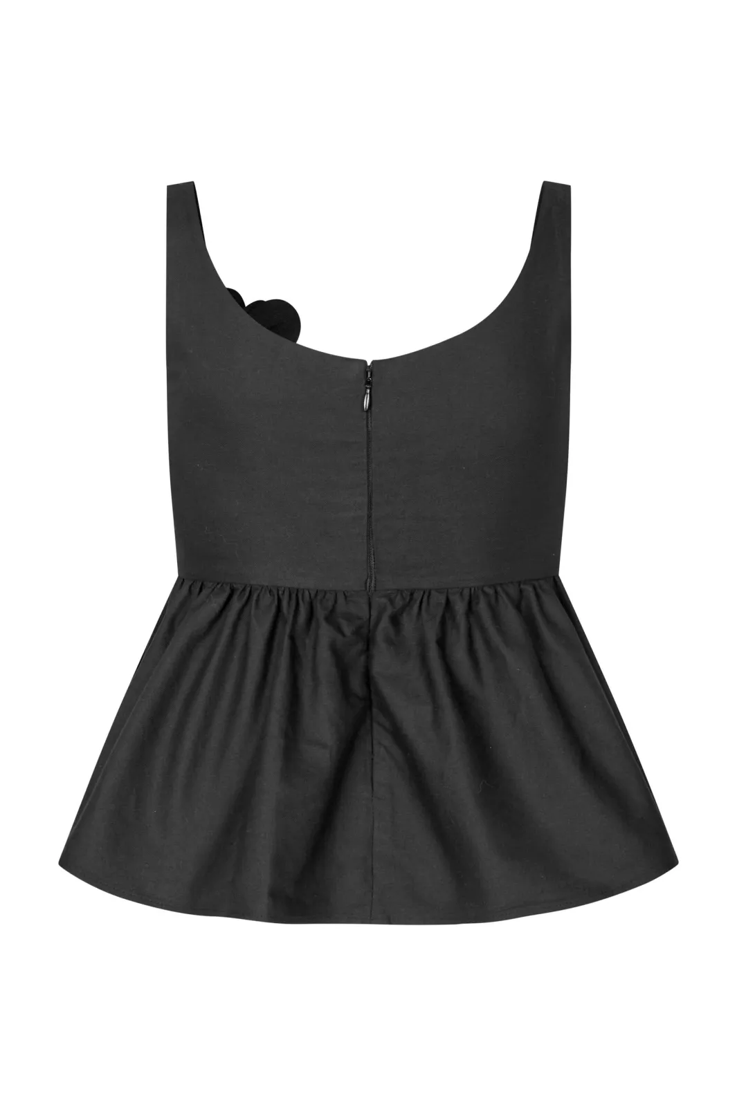Hot Stine Goya 2464 Floral Shirting, Floral Peplum Topsg-ps26-t139-2464 Jet Black