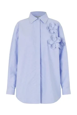 Hot Stine Goya 2464 Floral Shirting, Floral Shirtsg-ps26-t138-2464 Brunnera Blue