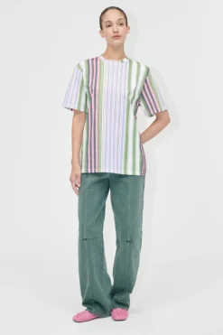 Hot Stine Goya 2243 Light Jersey, Short Sleeve T-shirtsg-pf25-t009-2243 Forest Stripe