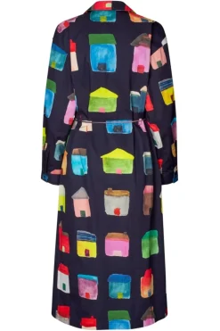 Sale Stine Goya 2340 Midweight Cotton, Long Sleeve Workwear Midi Dresssg-aw25-d172-2340 Refugios