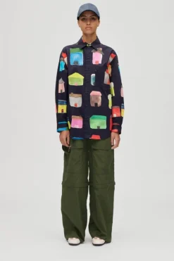 Best Stine Goya 2340 Midweight Cotton, Pocket Oversized Shirtsg-aw25-t098-2340 Refugios