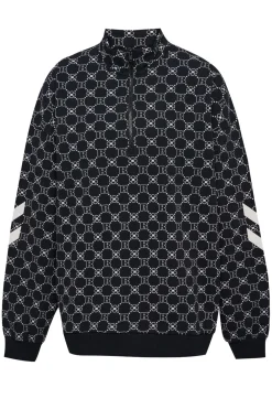 Discount Rotate 232035 Oversized Halfzip 70051 2001 Black