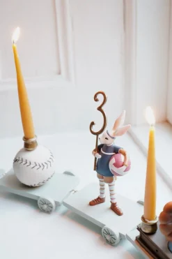 Clearance Konges Sløjd 20 Pack Birthday Train Candels Nature