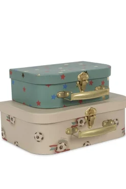 Hot Konges Sløjd 2 Pack Suitcase Fsc Ks103118 Off White/kick It