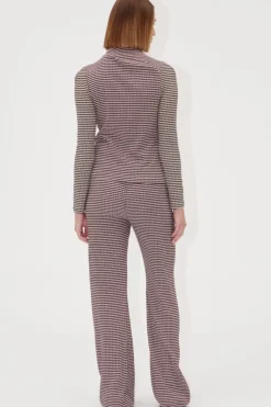 Sale Stine Goya 2247 Patchwork Jersey, Elasticated Waistband Pants sg-ss25-p004-2247 Pink/black