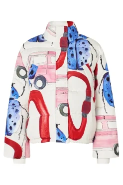 Sale Stine Goya 2424 Printed Tech, Long Sleeve Puffersg-aw25-j057-2424 Camp Stine Goya