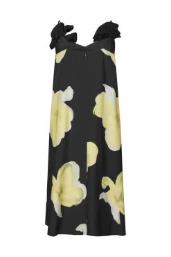 Discount Stine Goya 2450 Printed Viscose, Floral Long Dresssg-ps26-d207-2450 Yellow Petunias