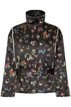 Best Stine Goya 2407 Satin Ruffle, Cinched Aviator Bomber Jacketsg-aw25-j056-2407 Magnolia Garden
