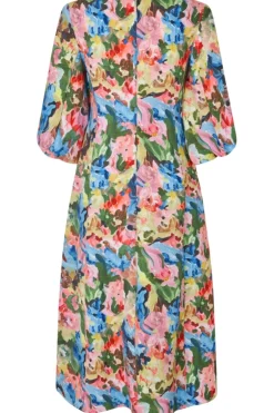 Online Stine Goya 2259 Structure Stretch, 3/4 Sleeve Midi Dresssg-ss25-d018-2259