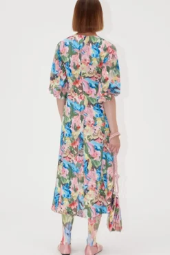 Online Stine Goya 2259 Structure Stretch, 3/4 Sleeve Midi Dresssg-ss25-d018-2259