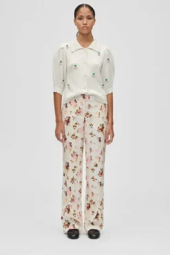 Stine Goya 2409 Textured Tailoring, Functional Structured Tailoring Pantssg-aw25-p107-2409 Sun Kissed Magnolia