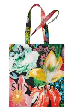 Stine Goya 2285 Tote Bags, Cotton Totesg-aw25-a016-2285 Flowers Under The Sun