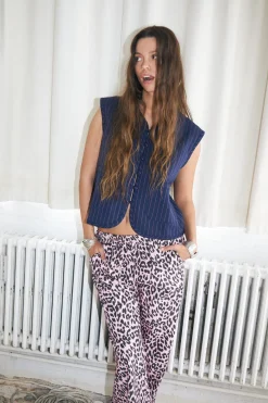 Hot Lollys Laundry Abbeyll Vest Sl25539-1010 27 Dark Navy