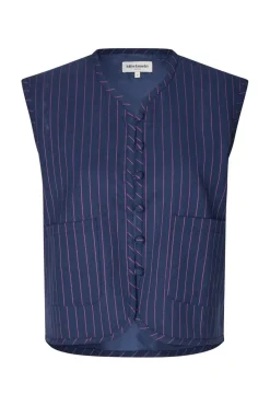 Hot Lollys Laundry Abbeyll Vest Sl25539-1010 27 Dark Navy