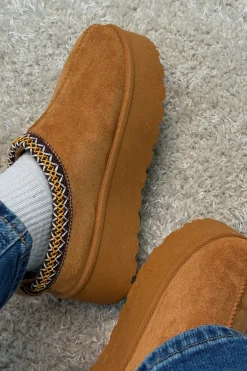 Sale Bloom Acacia Slipper Camel