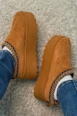 Sale Bloom Acacia Slipper Camel