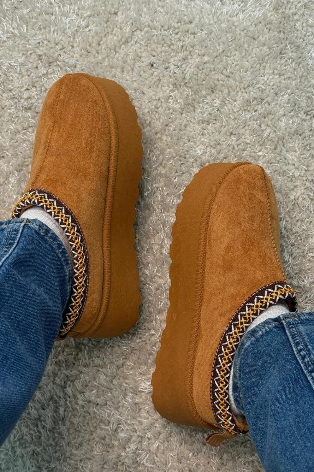 Sale Bloom Acacia Slipper Camel