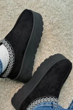 Outlet Bloom Acacia Slipper Black