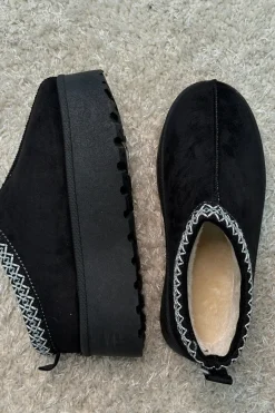 Outlet Bloom Acacia Slipper Black