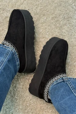 Outlet Bloom Acacia Slipper Black
