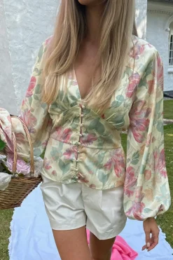 Clearance BYIC Addyic Shirt A23946 Pastel Garden