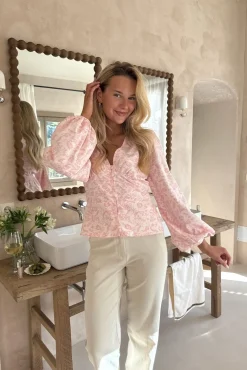 Outlet BYIC Addyic Shirt A23946 Light Pink Floral