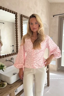 Outlet BYIC Addyic Shirt A23946 Light Pink Floral
