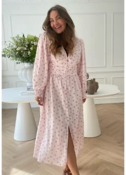 Clearance BYIC Adelic Long Dress pink Pink