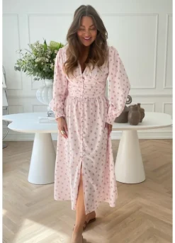 Clearance BYIC Adelic Long Dress pink Pink