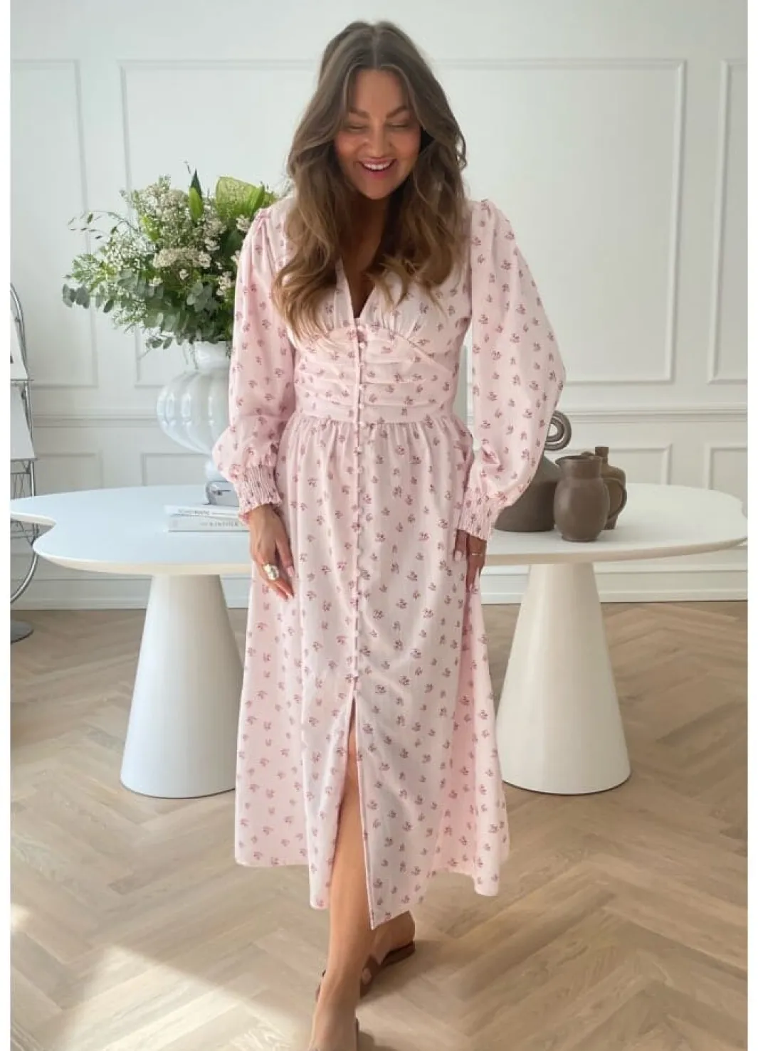 Clearance BYIC Adelic Long Dress pink Pink