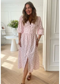 Clearance BYIC Adelic Long Dress pink Pink
