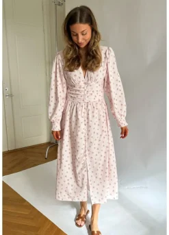 Clearance BYIC Adelic Long Dress pink Pink