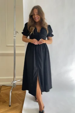 BYIC Adelic Long Ss Dress black Black