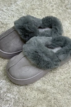 Discount Bloom Aida Slipper Light Grey