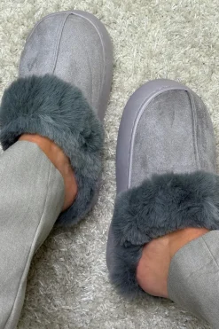 Discount Bloom Aida Slipper Light Grey