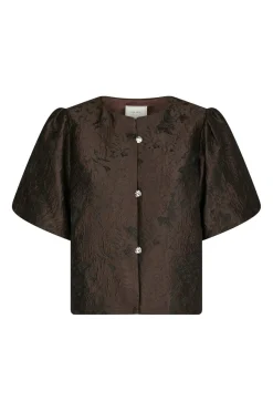 Clearance Neo Noir Aisa Brocade Blouse 166369 676