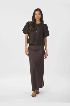 Clearance Neo Noir Aisa Brocade Blouse 166369 676