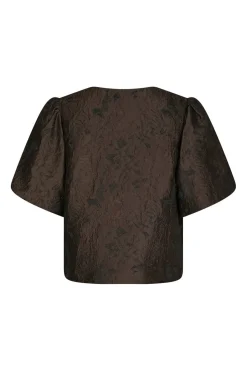 Clearance Neo Noir Aisa Brocade Blouse 166369 676