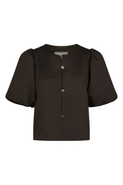 Discount Neo Noir Aisa Dull Satin Blouse 164658 210