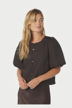 Discount Neo Noir Aisa Dull Satin Blouse 164658 210