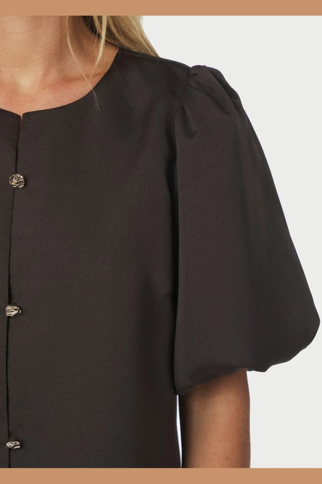 Discount Neo Noir Aisa Dull Satin Blouse 164658 210