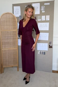 Discount BYIC Albertaic Dress A2548 Bordeaux