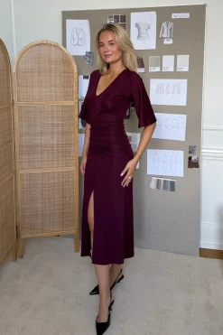 Discount BYIC Albertaic Dress A2548 Bordeaux