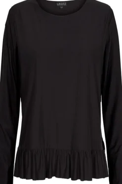 Discount Liberte Alma LS Frill T-shirt Black
