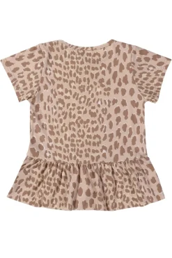 Best Liberte Ami Alma-Frill-T-Shirt (Kids) 9649 Desert Lux Leo