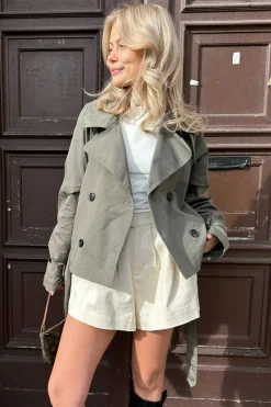 BYIC Almaic Trenchcoat green Green